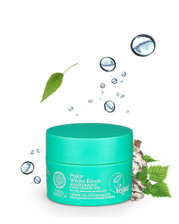 Natura Siberica Bereza Polar White Birch Moisturising Face Cream-Gel 50ml